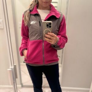 The North Face Women's Fuchsia and Charcoal Ski Jacket